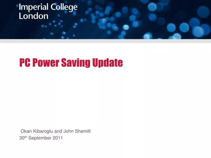 pc power saving update