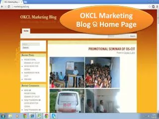 OKCL Marketing Blog ? Home Page