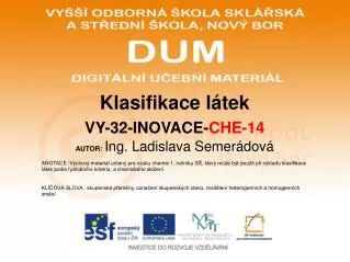 klasifikace l tek