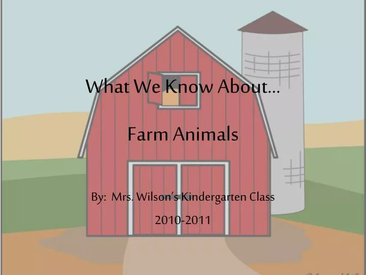 what we know about farm animals