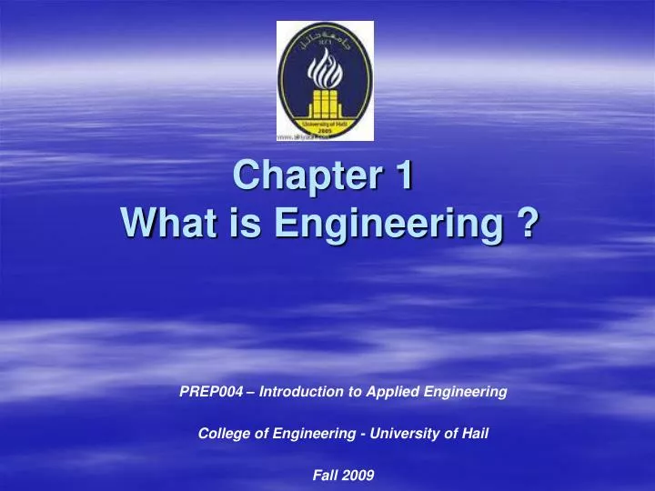 chapter 1 what is engineering