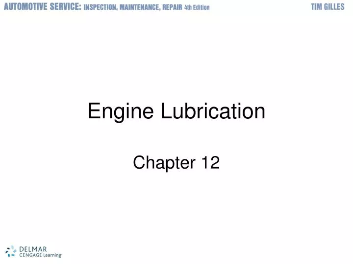 engine lubrication