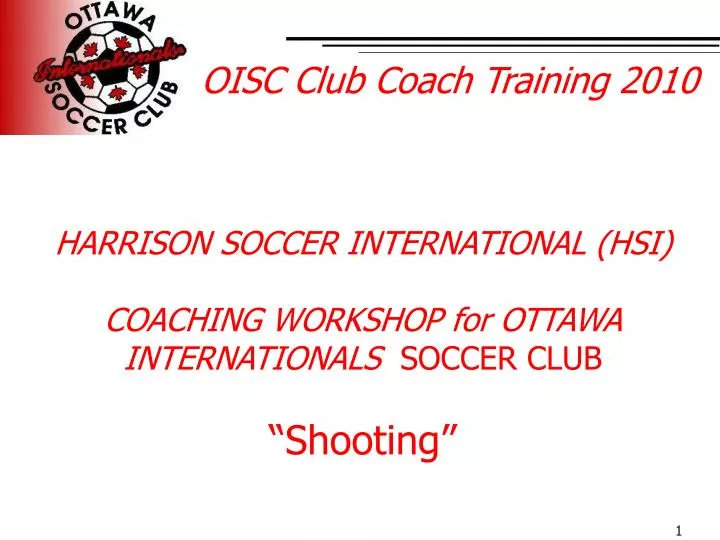 oisc club coach training 2010