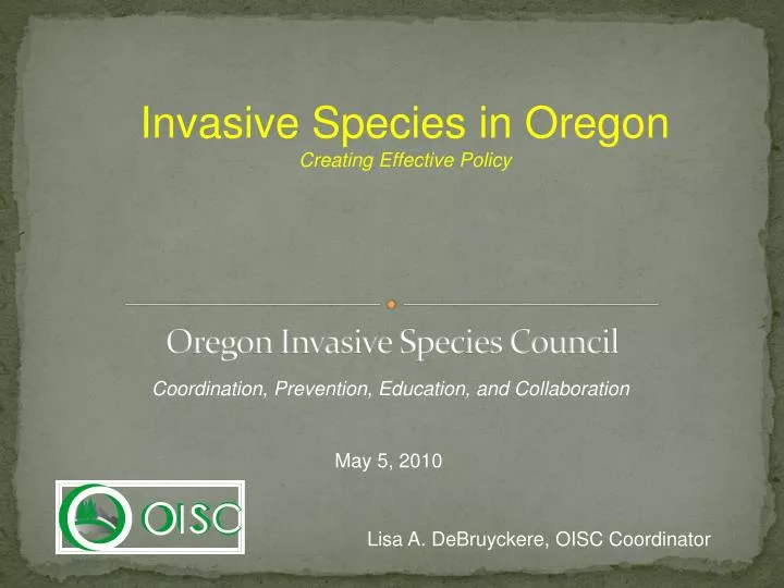 oregon invasive species council