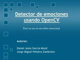 detector de emociones usando opencv