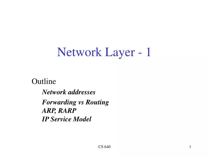 outline network addresses forwarding vs routing arp rarp ip service model