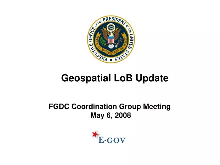 fgdc coordination group meeting may 6 2008