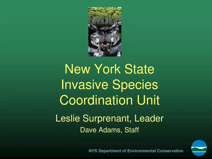 new york state invasive species coordination unit