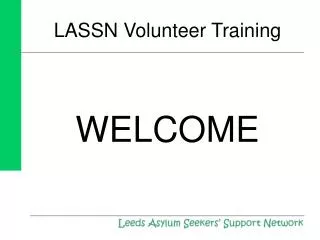 LASSN Volunteer Training