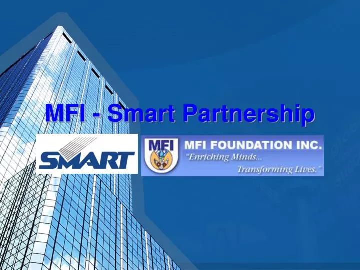 mfi smart partnership