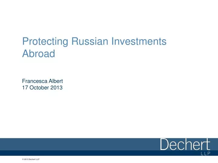 protecting russian investments abroad