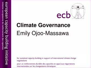 Climate Governance Emily Ojoo-Massawa