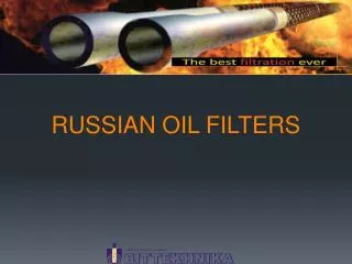 RUSSIAN OIL FILTERS