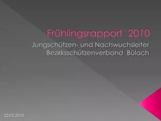fr hlingsrapport 2010