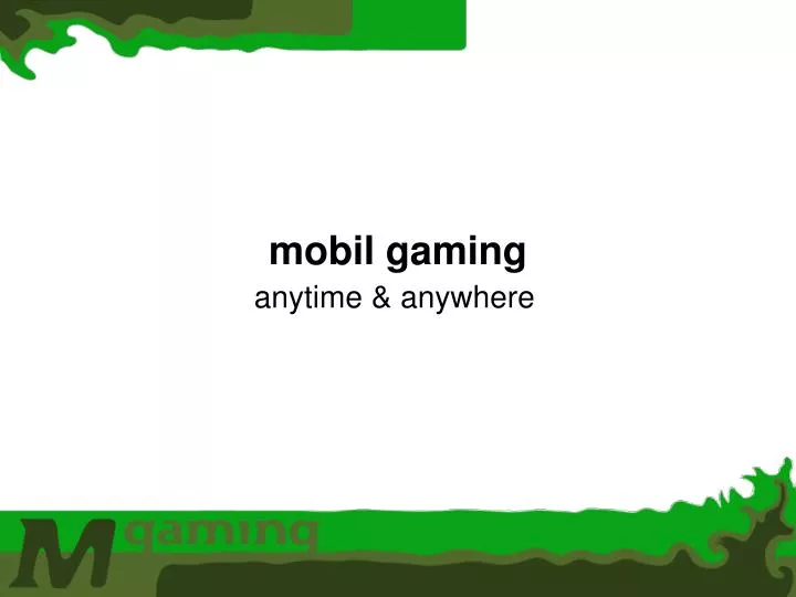 mobil gaming