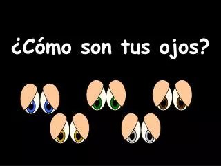 c mo son tus ojos