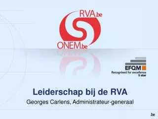 leiderschap bij de rva