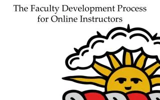 The Faculty Development Process f or Online Instructors