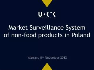 Warsaw, 5 th November 2012