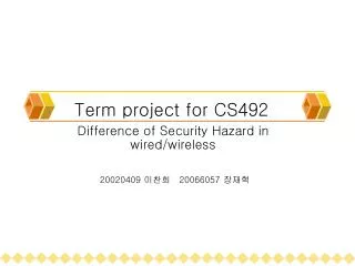 Term project for CS492