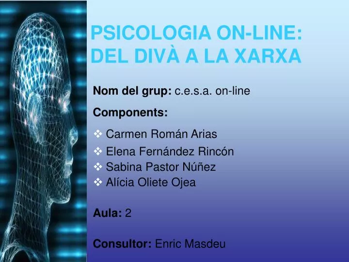 psicologia on line del div a la xarxa