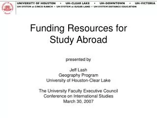 Funding Resources for Study Abroad