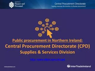 Public procurement in Northern Ireland: Central Procurement Directorate (CPD)
