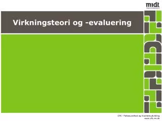 virkningsteori og evaluering