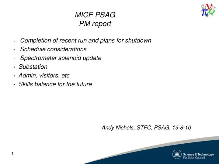 mice psag pm report