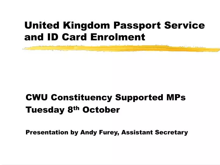 united kingdom passport service and id card enrolment