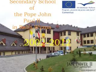 Secondary School of the Pope John Paul II in Raba Wyzna