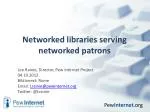 Networked libraries serving networked patrons - slide 1