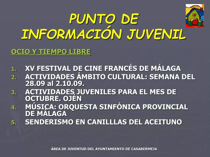 punto de informaci n juvenil