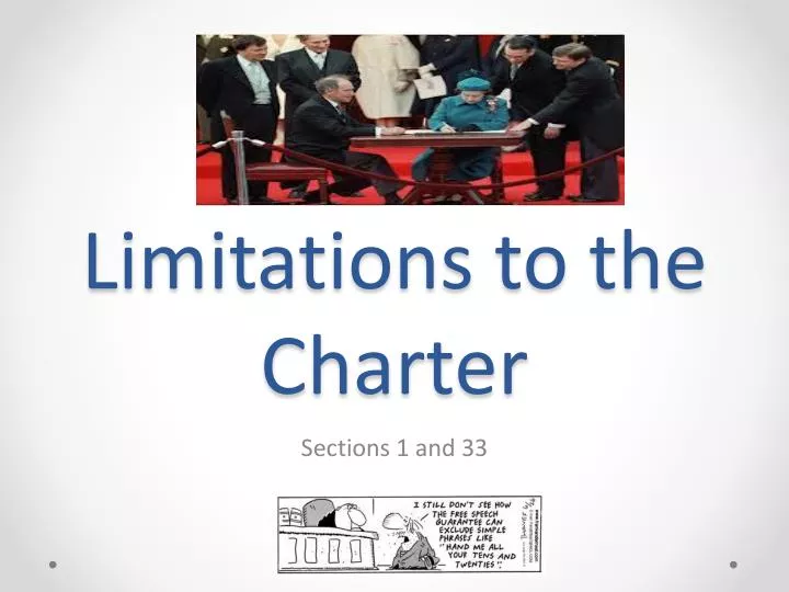 limitations to the charter