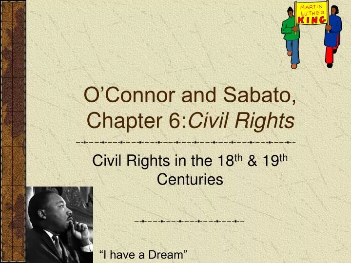 o connor and sabato chapter 6 civil rights