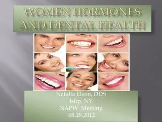 Women Hormones And DENTAL HEALTH