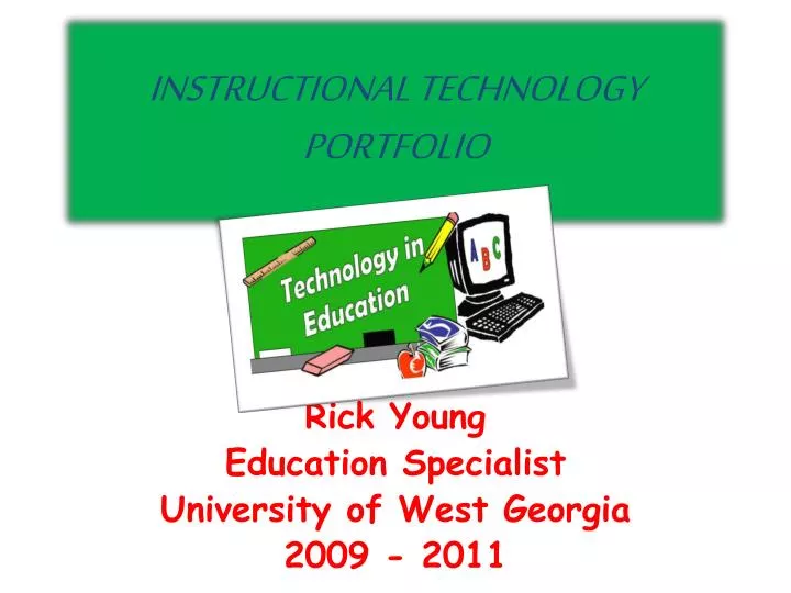 instructional technology portfolio