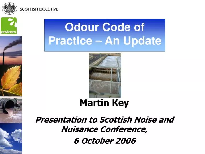martin key presentation to scottish noise and nuisance conference 6 october 2006