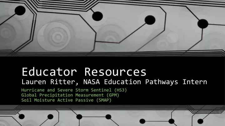 educator resources lauren ritter nasa education pathways intern