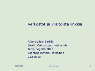 verkostot ja viisitoista linkki