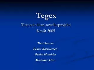 tegex