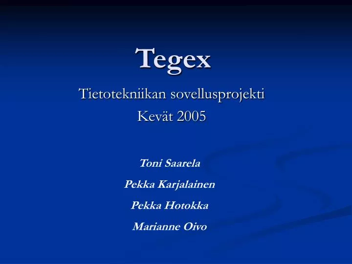 tegex