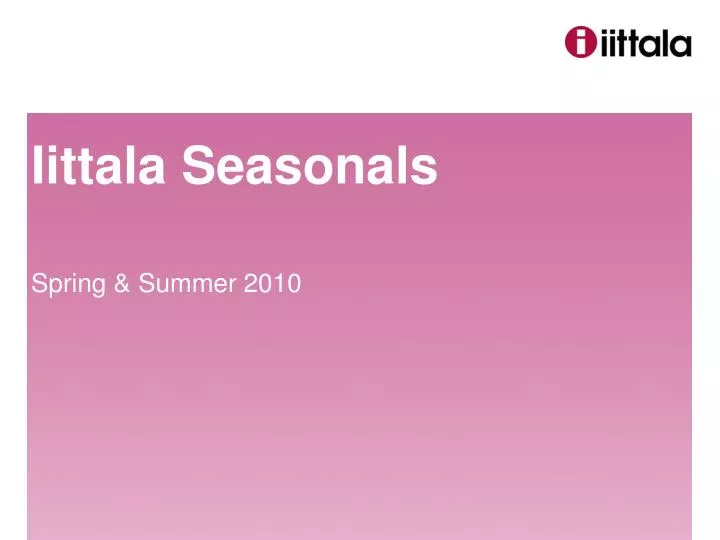 iittala seasonals