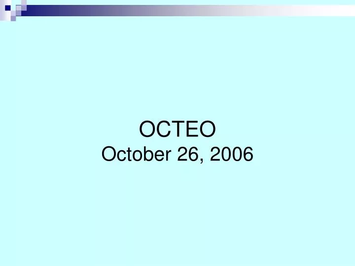 octeo october 26 2006