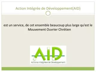 action int gr e de d veloppement aid