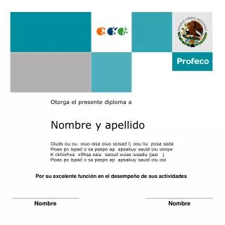 otorga el presente diploma a