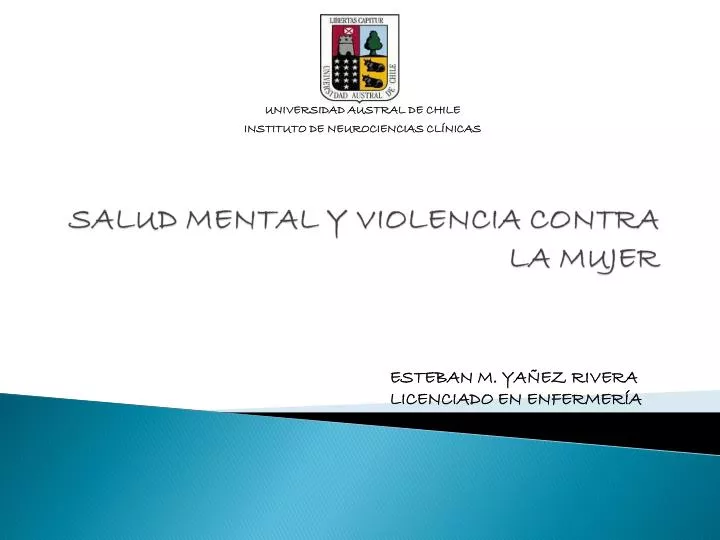 salud mental y violencia contra la mujer