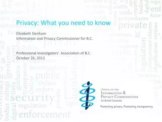 Privacy: What you need to know