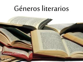 g neros literarios