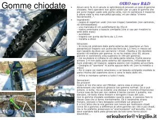 gomme chiodate